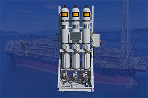 e-genset hydraulic starting system